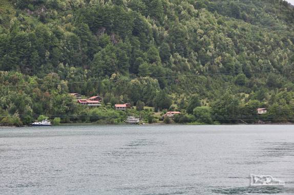 O lago Yelcho, entre La Junta e Chaitén, na Carretera Austral, sul do Chile